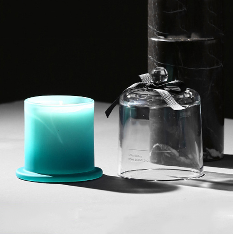 Candle wholesaler luxury scented candle in glass cloche with Customized own brand private label